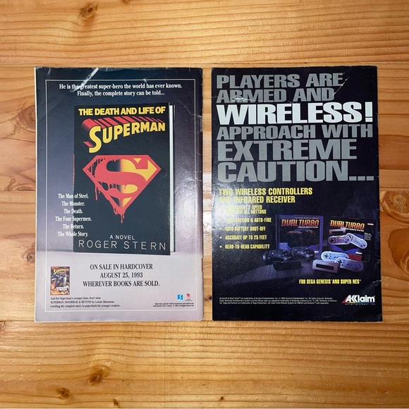 VINTAGE 1993 BATMAN DC COMICS Bundle Of 2ea - Picture 4 of 5